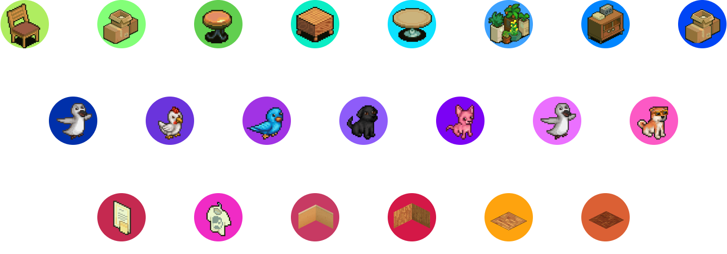 Pet and housing items